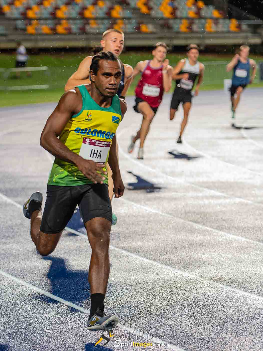 Moses Iha, Heat 2, Men Open 400m